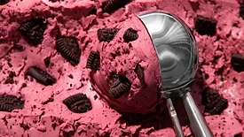 ice cream with scoop