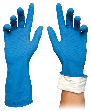 Eagle Silverlined Diamond Textured Latex Glove