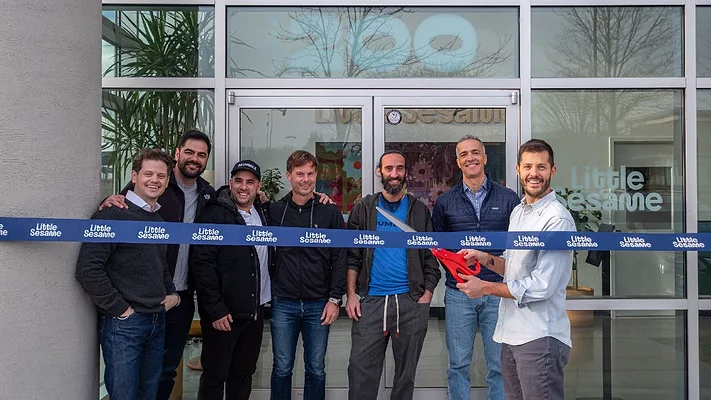 Little Sesame Ribbon Cutting