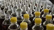 Bottles with caps