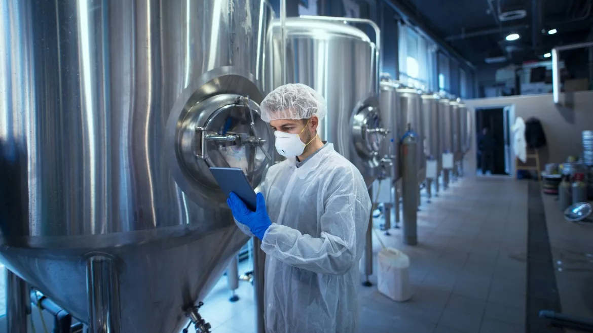 Dairy factory worker