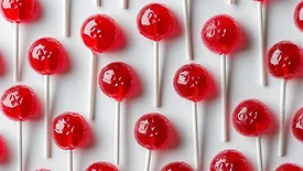 Red lollipops