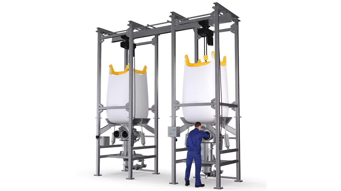 Volkmann Containment Bag Unloader