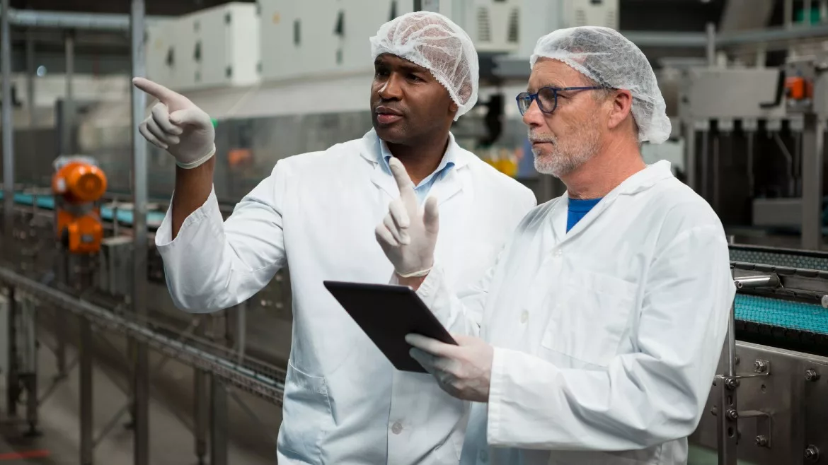 Factory workers