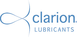 clarion logo blue white