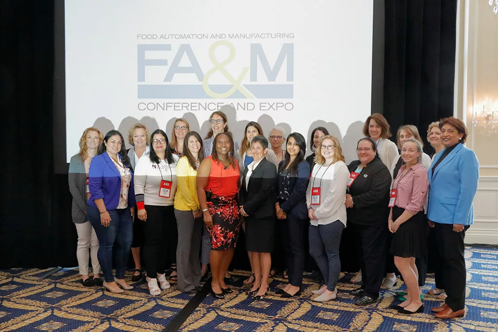 Food Automation & Manufacturing Symposium and Expo's women in food manufacturing's speaker panel participants.