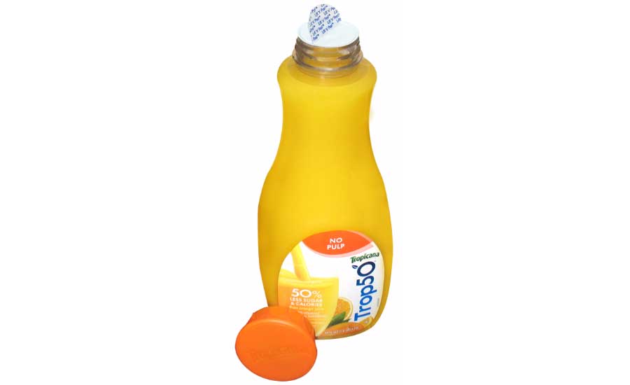 Large PET juice carafes from Tropicana