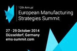 European Manufacturing Strategies Summit seeks nominations for industry award