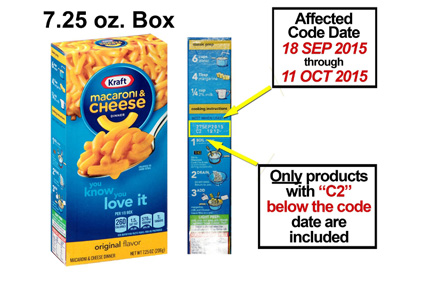 Kraft recalls 242,000 cases of macaroni and cheese over concerns of metal fragments