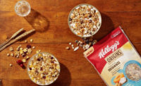 Kelloggâ??s launches new line of breakfast products, files patent for food cup packaging assembly