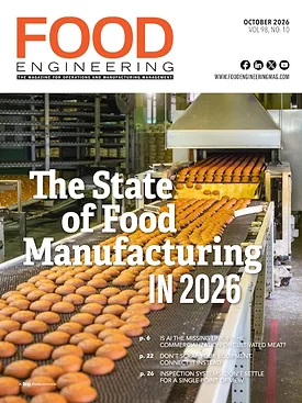 October 2026 FOOD ENGINEERING October 2026 Issue Cover 450X600