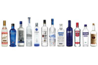 Vodka sales make up one-third of the total US spirits market