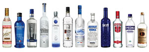 Vodka sales make up one-third of the total US spirits market