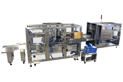 the Polypack intermittent motion tray loader-former 