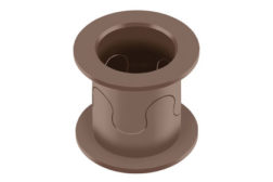 GGB Bearing Technology FLASH-CLICK dual-component, double-flanged solid polymer bearings