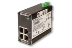 Omega OM-ESW-100 compact IEEE 802.3 layer 2 network unmanaged industrial Ethernet switches