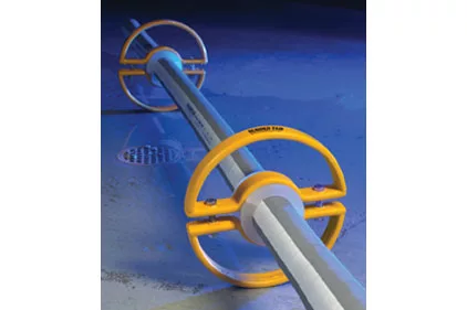 The Rubber Fab Golden Bridge safety yellow hose