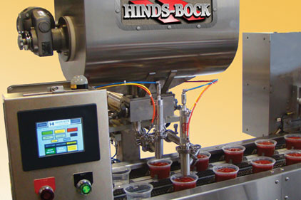 Hinds-Bock cup and tray filling lines