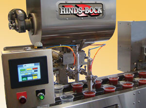 Hinds-Bock cup and tray filling lines
