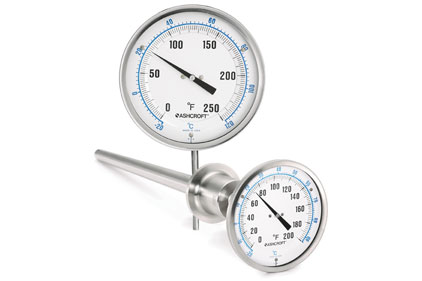 Ashcroft bimetal thermometers 