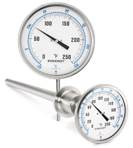 Ashcroft bimetal thermometers