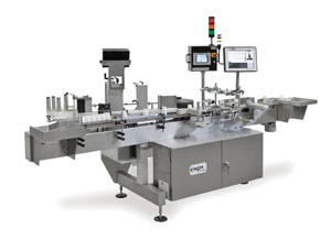 the NJM Model 126 Trotter W pressure-sensitive labeler