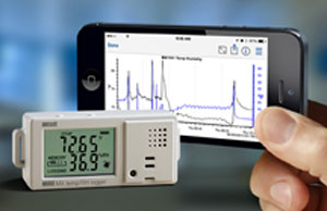 Temperature/humidity data logger