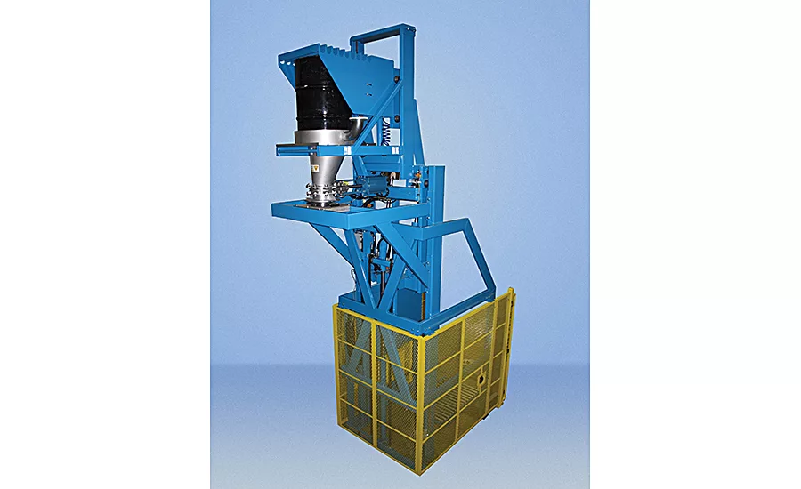 Lift and dump drum dumper