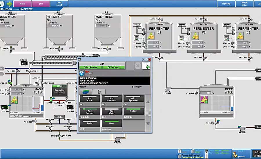 S88 Builder shows all available information on the equipment