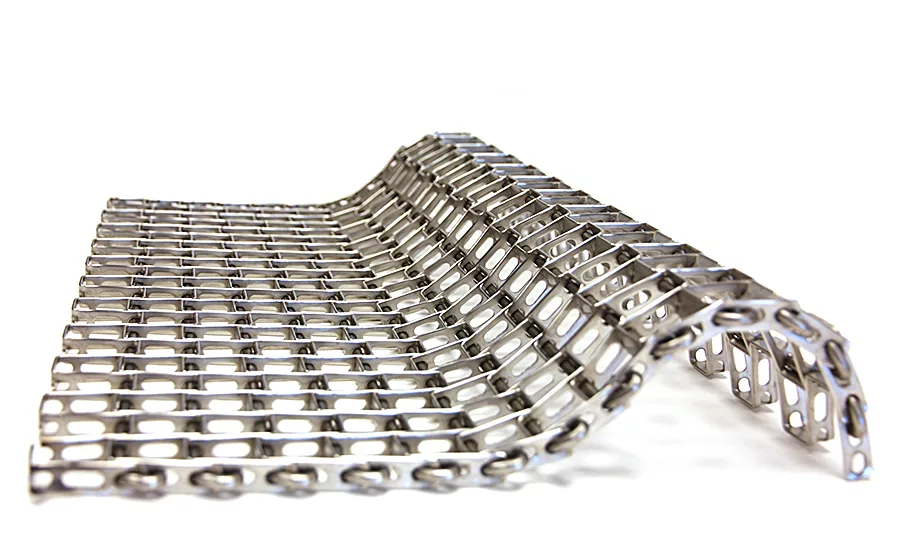 Flat wire conveyor belt