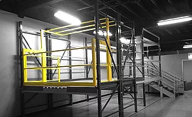 Mezzanine safety gate