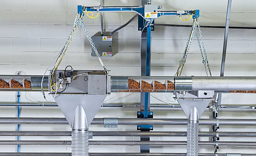 Tubular cable conveyor