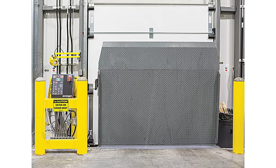 Controls for opening loading dock doors