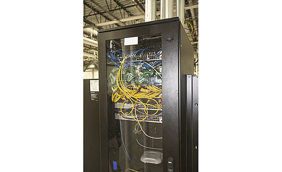 Cisco networking cabinet