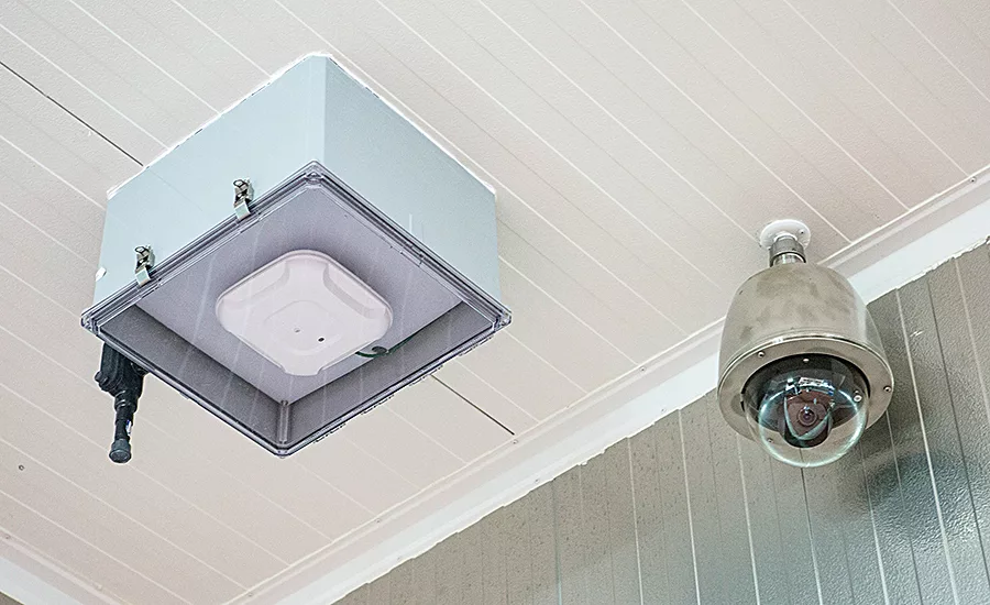 Wi-Fi access point and hi-def camera