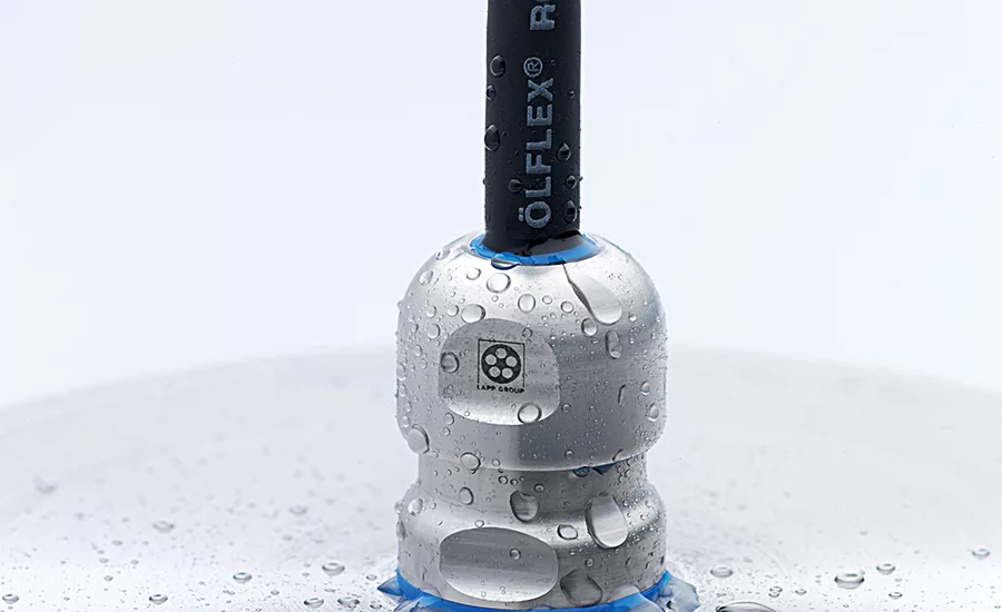 Metallic cable gland