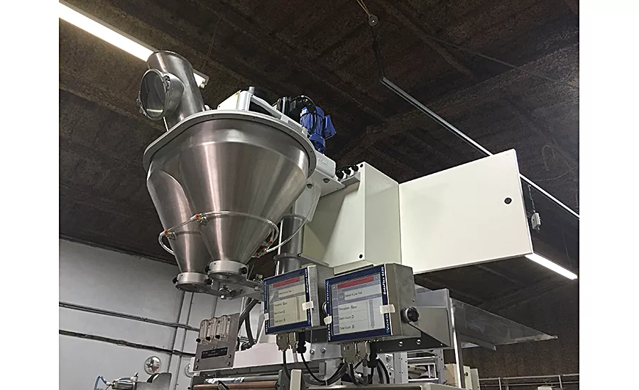 vertical form/fill/seal machine