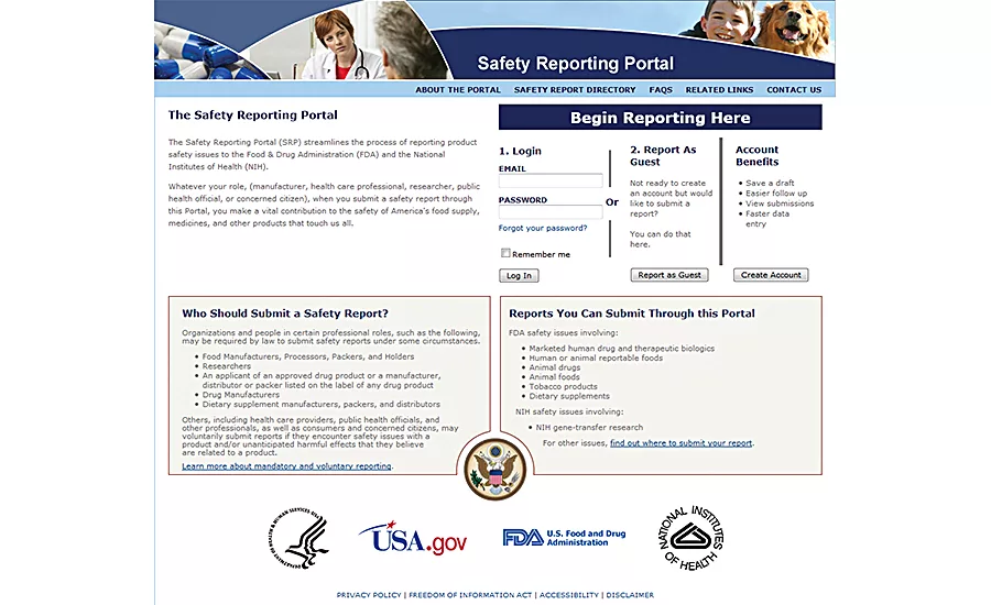 Reportable Food Registry