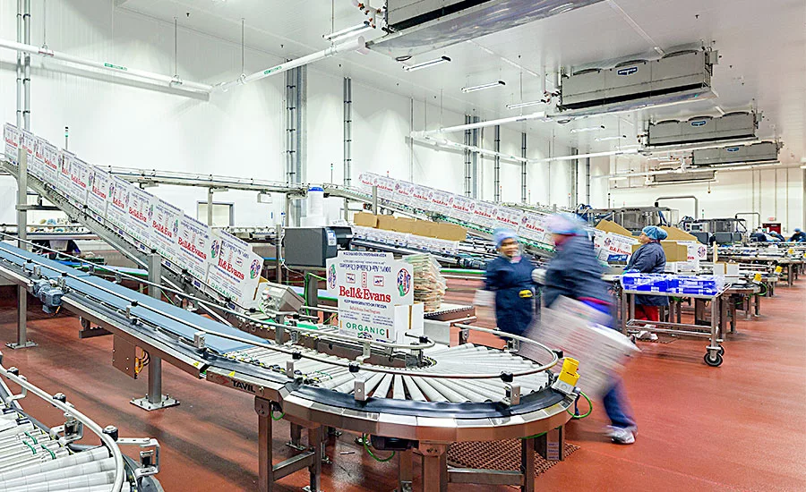 secondary packaging area