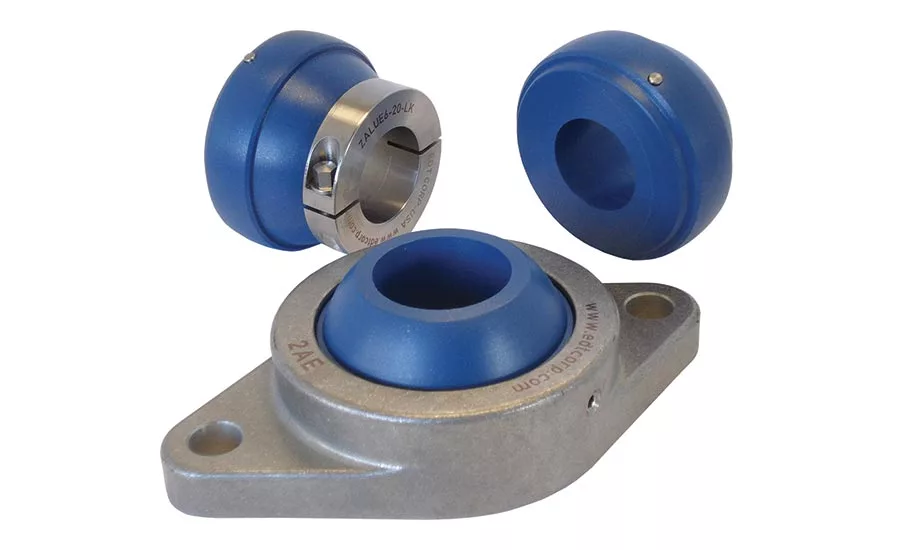 metal-detectable polymer bearings