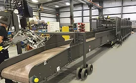 truck trailer unloading conveyor