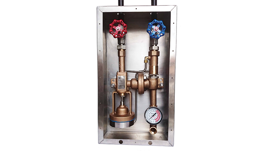 steam and water mixing unit