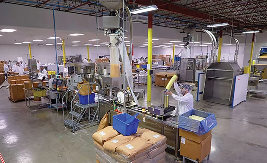 production line at Quality Pasta Co.