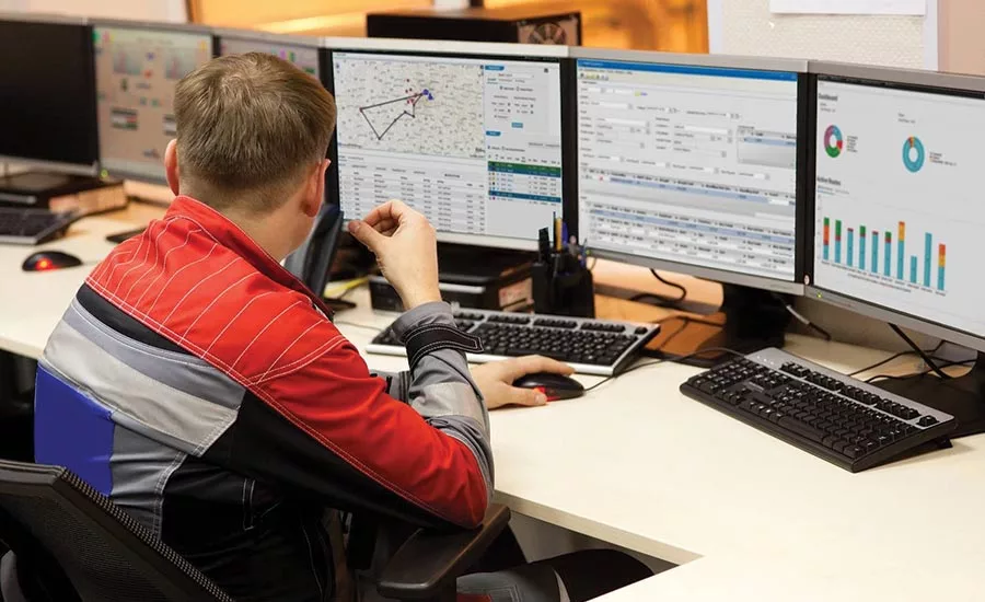 operator using Appian FinalMile software