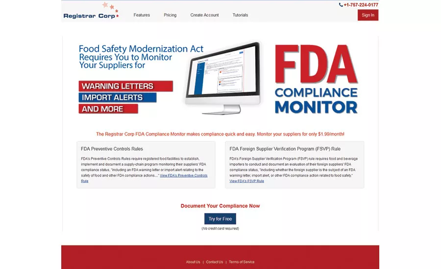 FDA Compliance  Monitor