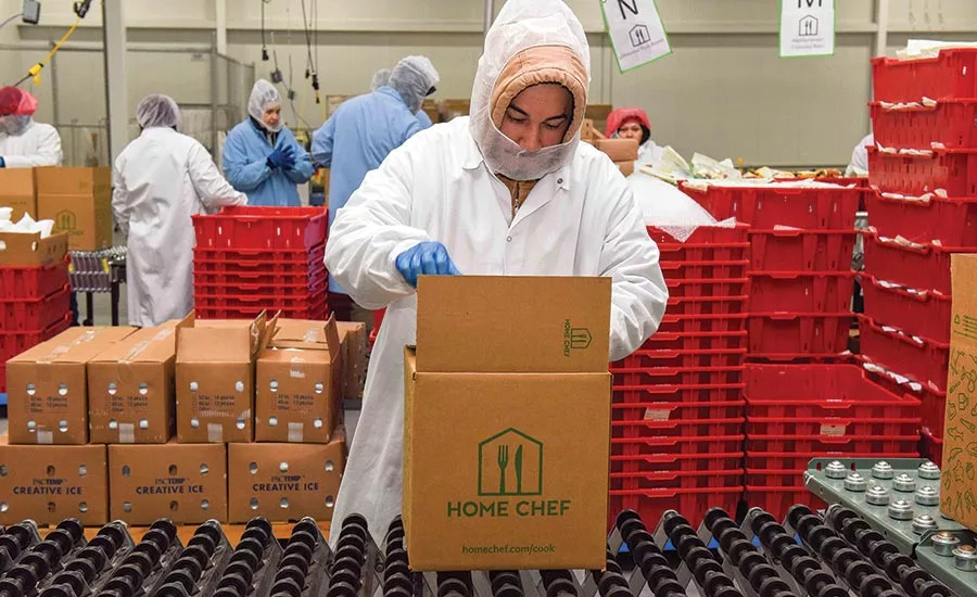 Home Chef packaging line