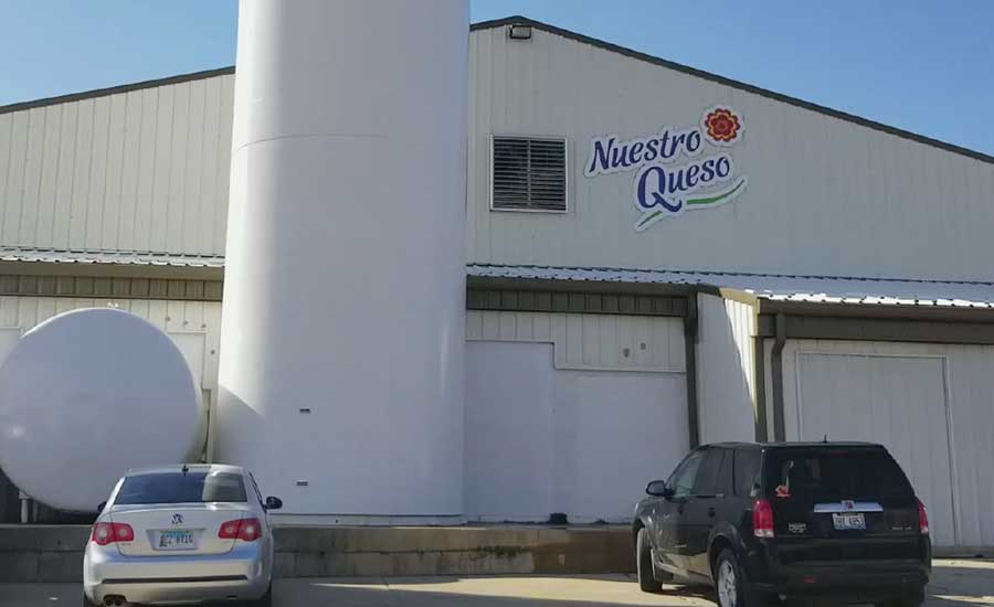 Nuestro Queso food manufacturing plant