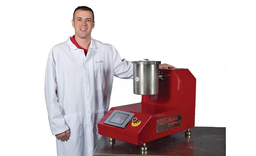 lab-sized powder blending system
