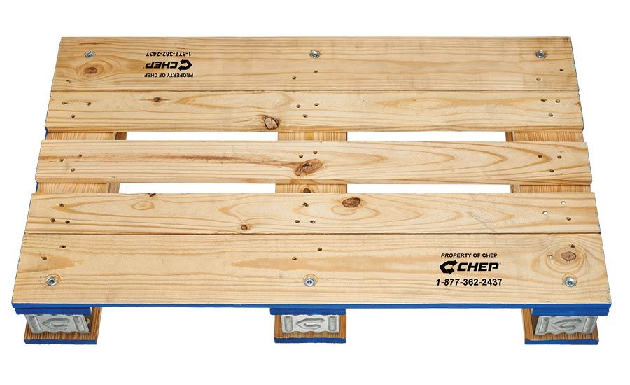 CHEP's smaller pallet easier to move from truck to sales floor 2019