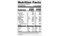 nutrition facts